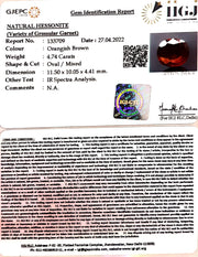 4.74/CT Natural Govt. Lab Certified Ceylonese Gomed-(1221)